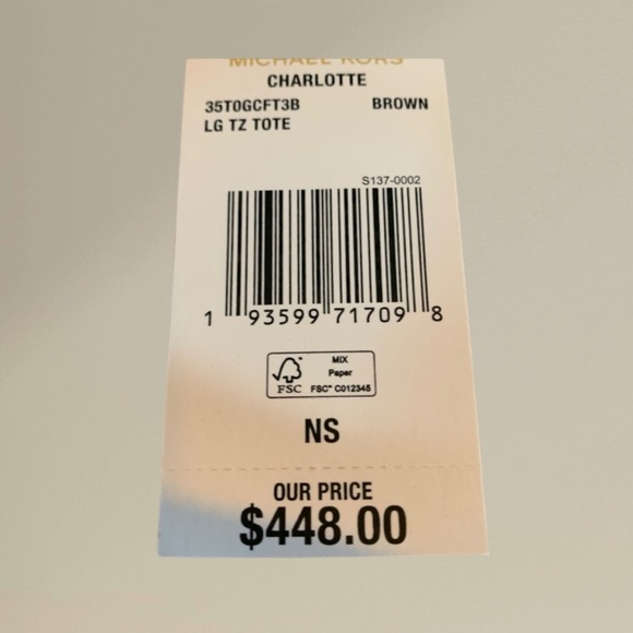 Authentic Michael Kors Tote - Picture 5 of 6